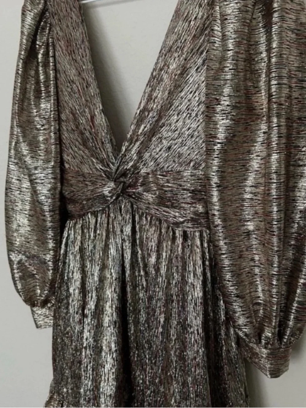 Sabina Musayev Roxana Metallic Mini Dress - Picture 6 of 12